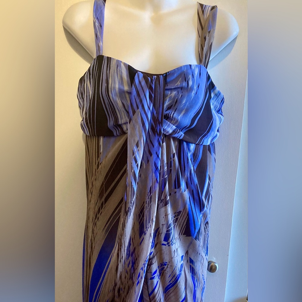 Le Chateau Purple Ruched Sundress